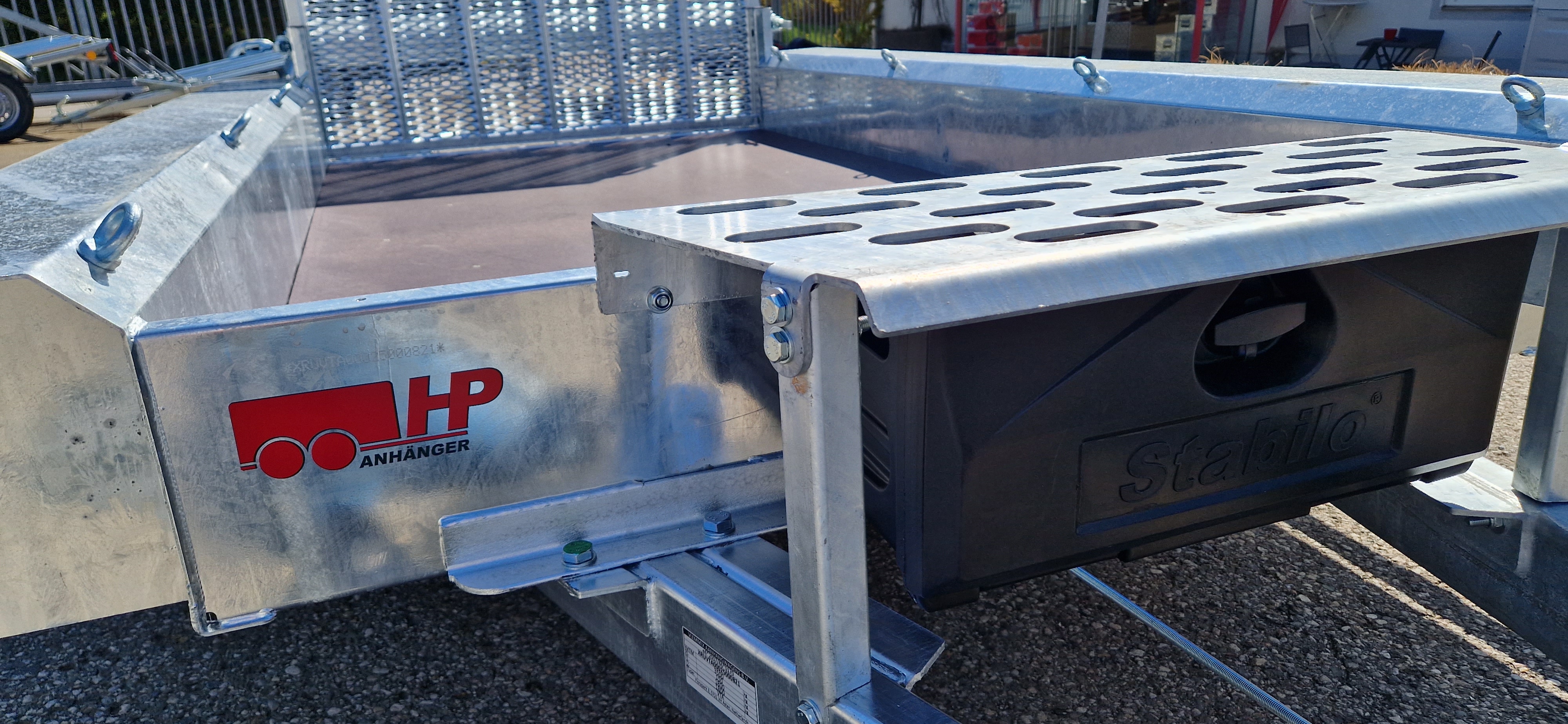Baggeranhänger, Baumaschinenanhänger, Universaltransporter HP 273015/2 Tandem Sondermodell 